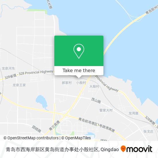 青岛市西海岸新区黄岛街道办事处小殷社区 map