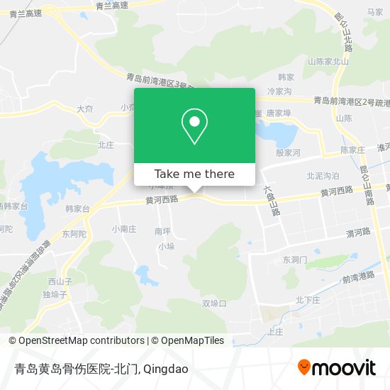 青岛黄岛骨伤医院-北门 map
