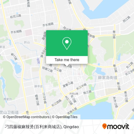 刁四藤椒麻辣烫(百利来商城店) map