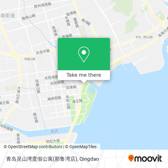 青岛灵山湾度假公寓(那鲁湾店) map