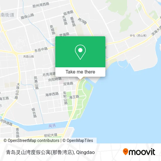 青岛灵山湾度假公寓(那鲁湾店) map