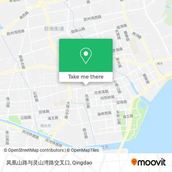 凤凰山路与灵山湾路交叉口 map