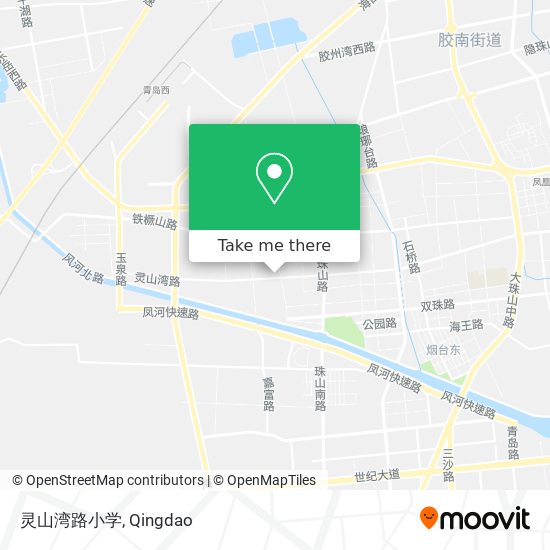 灵山湾路小学 map