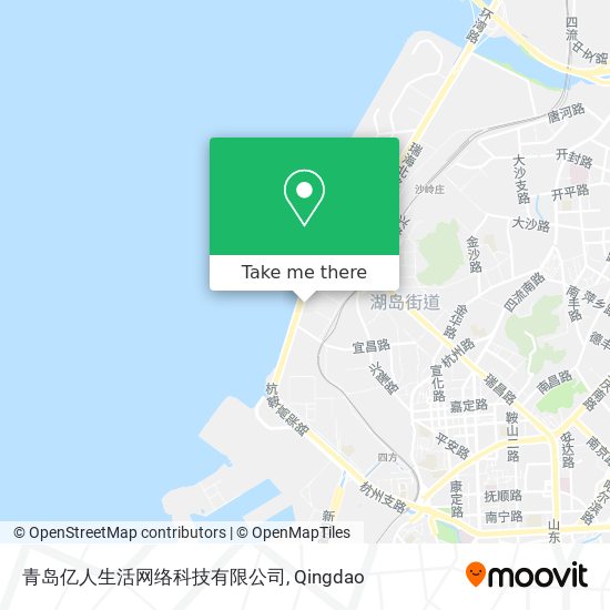 青岛亿人生活网络科技有限公司 map