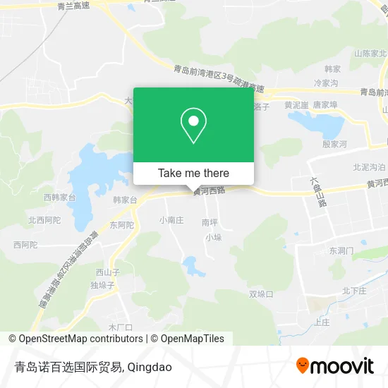 青岛诺百选国际贸易 map