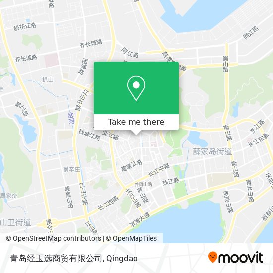 青岛经玉选商贸有限公司 map
