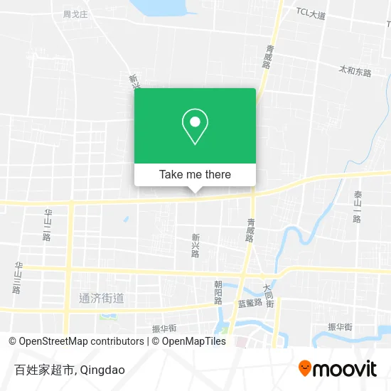 百姓家超市 map