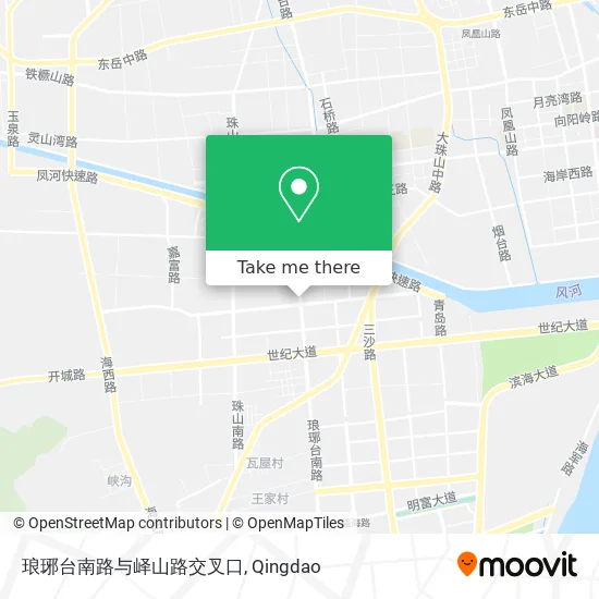 琅琊台南路与峄山路交叉口 map