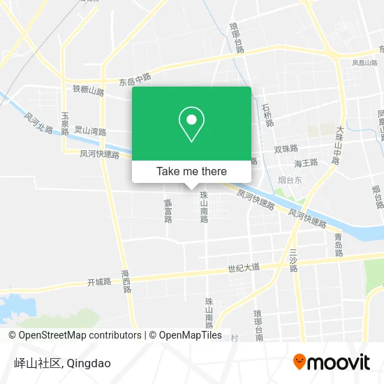 峄山社区 map
