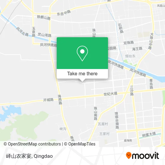 峄山农家宴 map