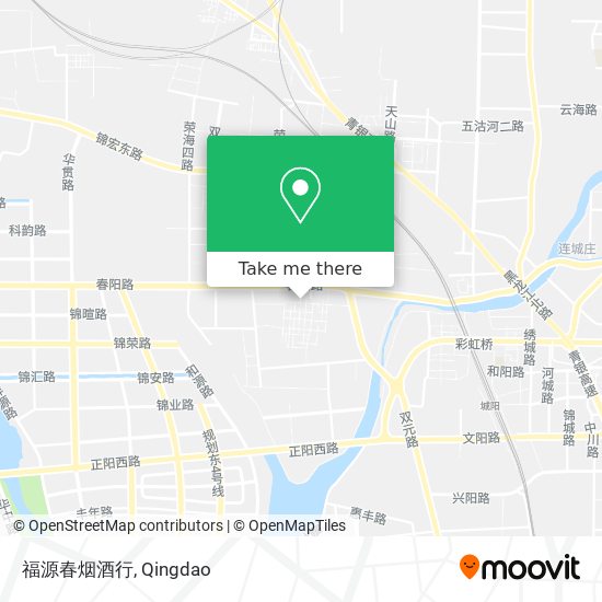 福源春烟酒行 map