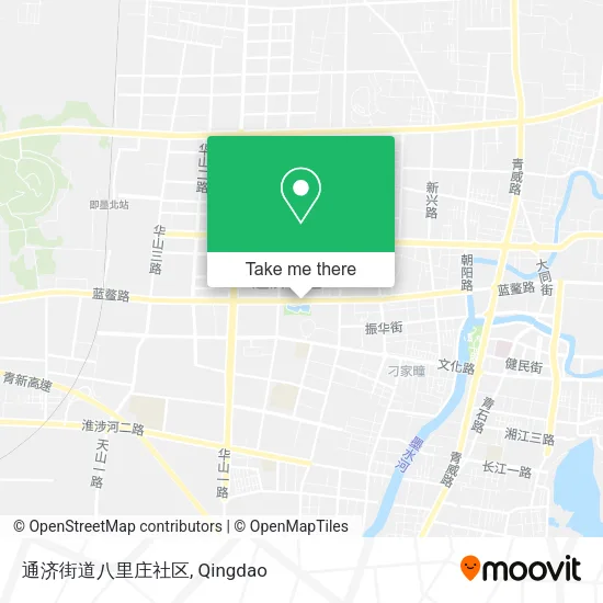 通济街道八里庄社区 map