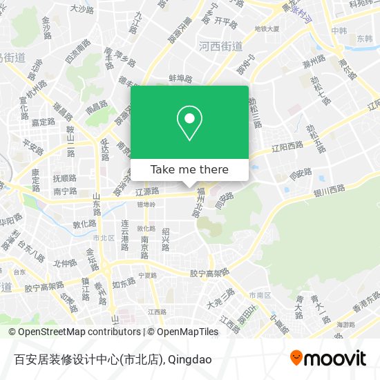 百安居装修设计中心(市北店) map