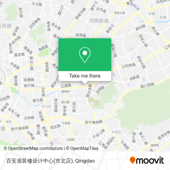百安居装修设计中心(市北店) map