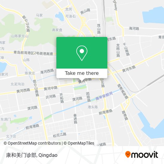 康和美门诊部 map
