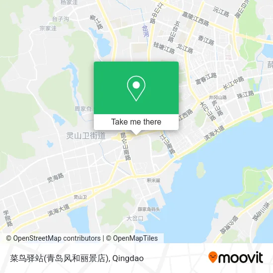 菜鸟驿站(青岛风和丽景店) map
