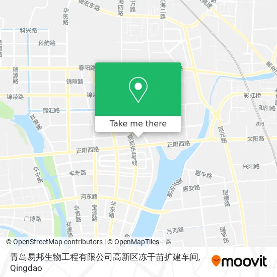 青岛易邦生物工程有限公司高新区冻干苗扩建车间 map