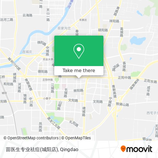 苗医生专业祛痘(城阳店) map