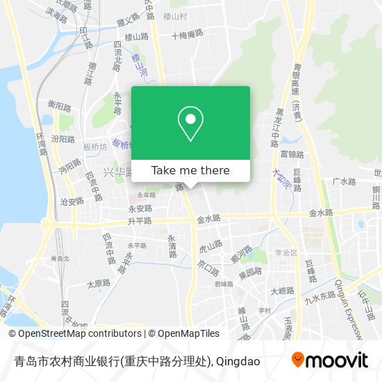 青岛市农村商业银行(重庆中路分理处) map