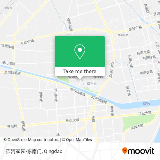 滨河家园-东南门 map