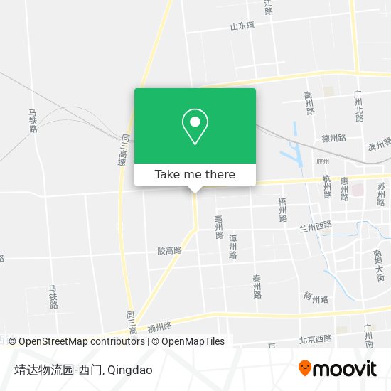 靖达物流园-西门 map