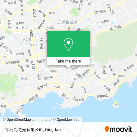 青岛九龙光有限公司 map