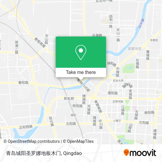 青岛城阳圣罗娜地板木门 map
