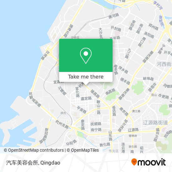 汽车美容会所 map