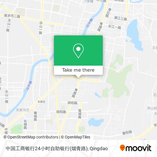 中国工商银行24小时自助银行(烟青路) map