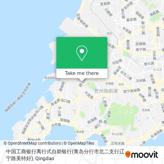 中国工商银行离行式自助银行(青岛分行市北二支行辽宁路美特好) map