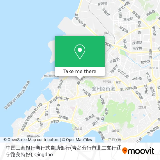 中国工商银行离行式自助银行(青岛分行市北二支行辽宁路美特好) map