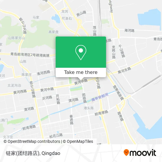 链家(团结路店) map
