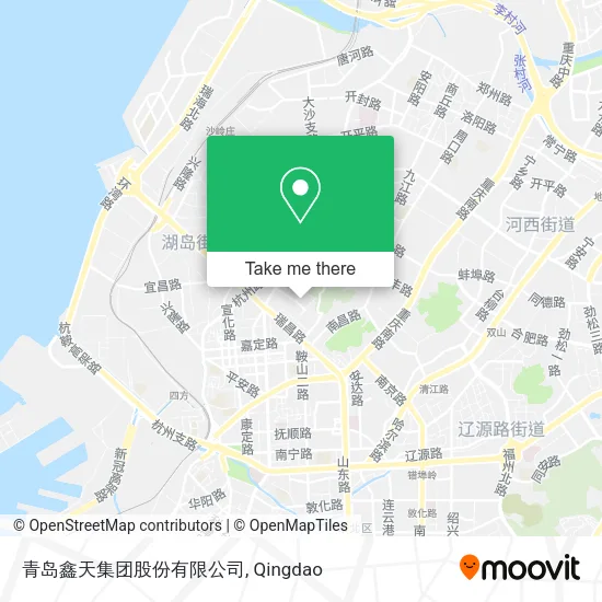 青岛鑫天集团股份有限公司 map