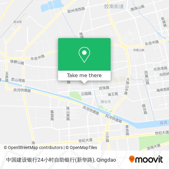 中国建设银行24小时自助银行(新华路) map
