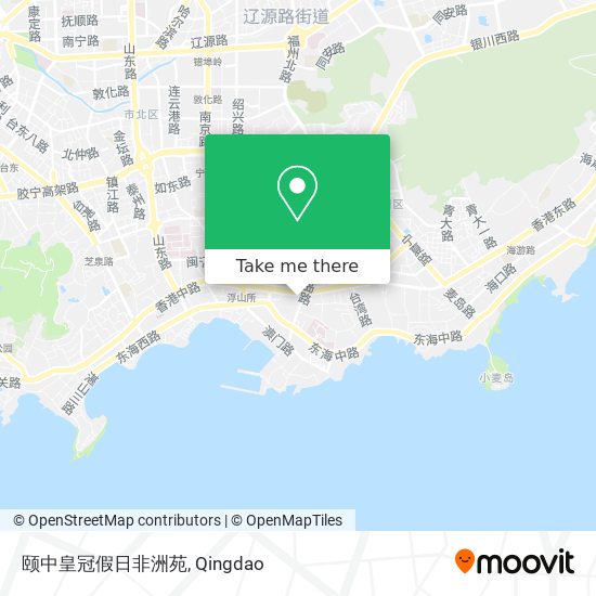 颐中皇冠假日非洲苑 map
