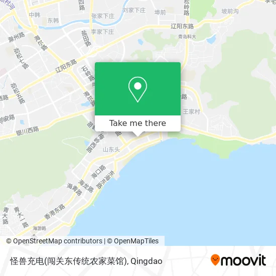 怪兽充电(闯关东传统农家菜馆) map