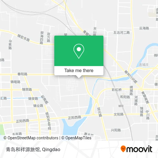 青岛和祥源旅馆 map