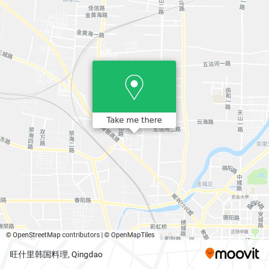 旺什里韩国料理 map