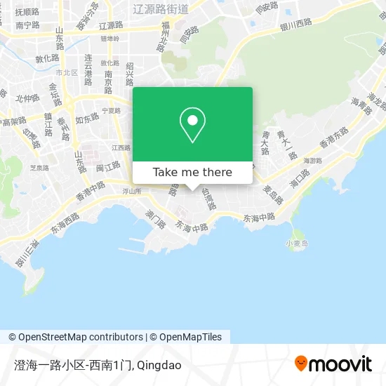 澄海一路小区-西南1门 map