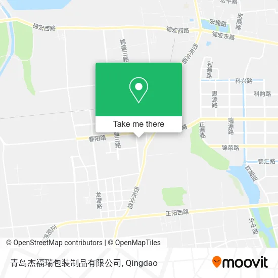 青岛杰福瑞包装制品有限公司 map