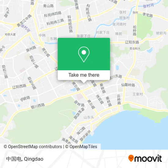 中国电 map