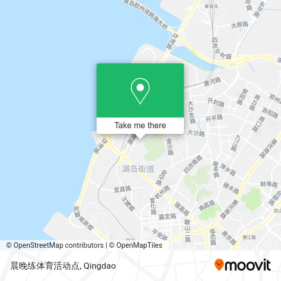 晨晚练体育活动点 map