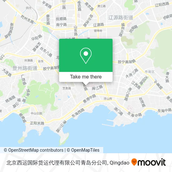 北京西运国际货运代理有限公司青岛分公司 map