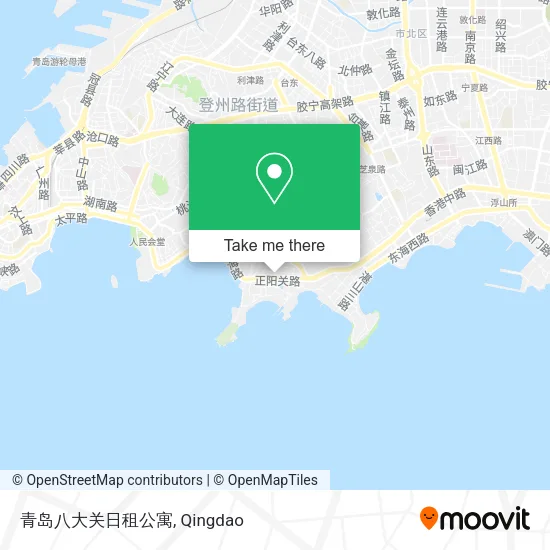 青岛八大关日租公寓 map