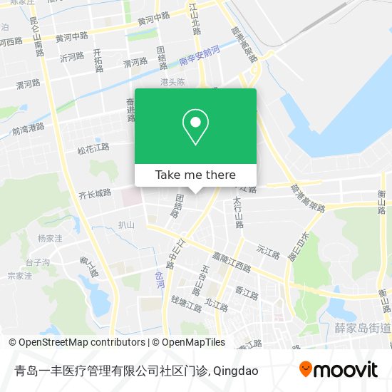 青岛一丰医疗管理有限公司社区门诊 map