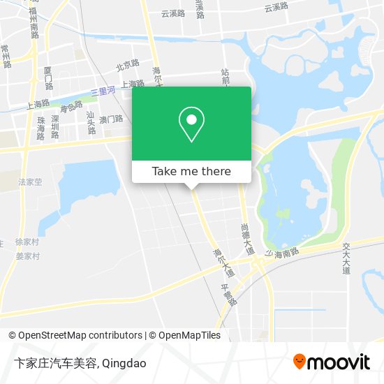 卞家庄汽车美容 map