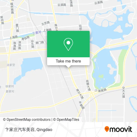 卞家庄汽车美容 map