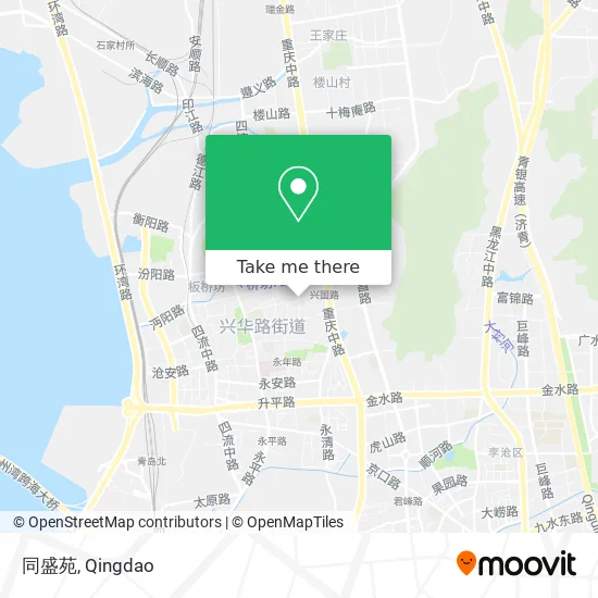 同盛苑 map
