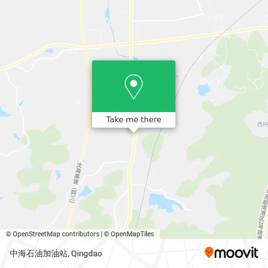 中海石油加油站 map