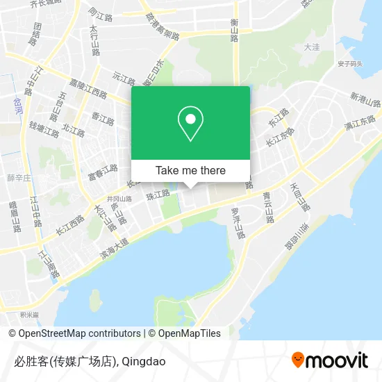必胜客(传媒广场店) map